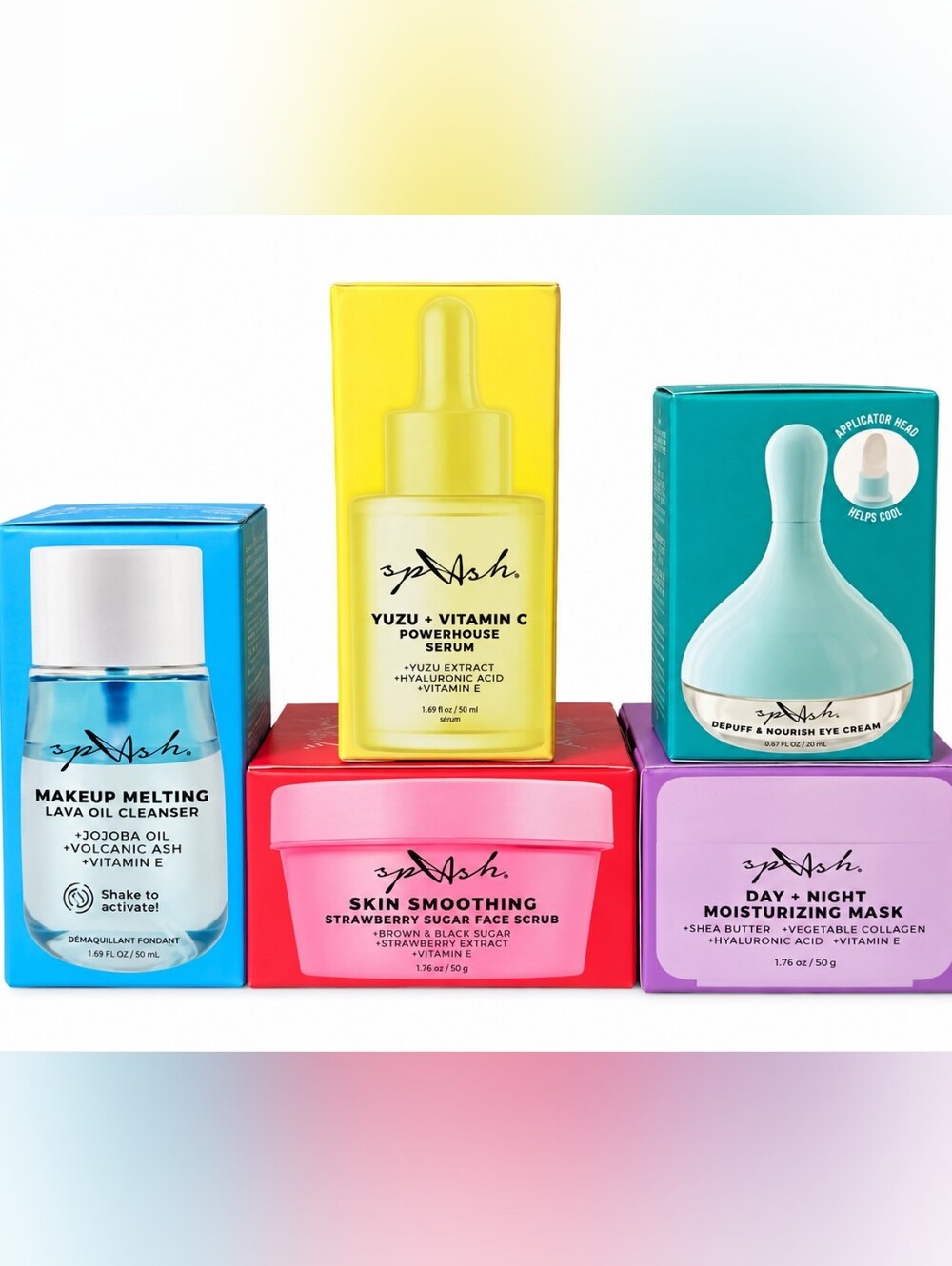 LA Splash Vegan Deep Hydration Skincare Collection  5  PC Set
